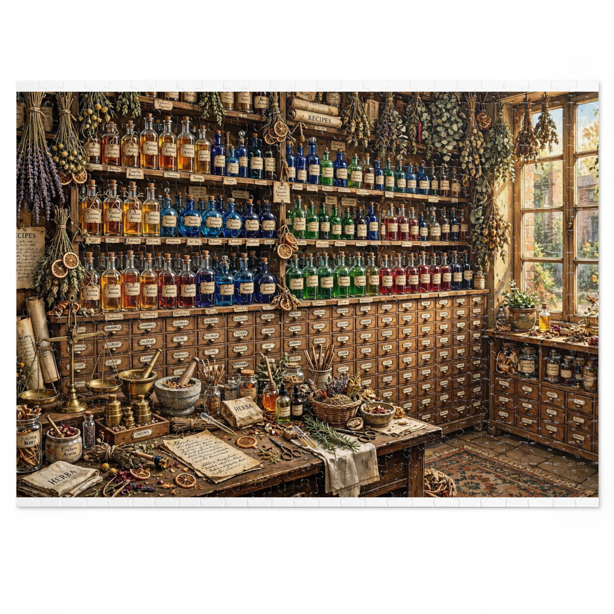 The Apothecary Shop — 1000-Piece Jigsaw Puzzle in Tin Box