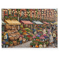 Farmers Market Day — 1000-Piece Jigsaw Puzzle in Tin Box