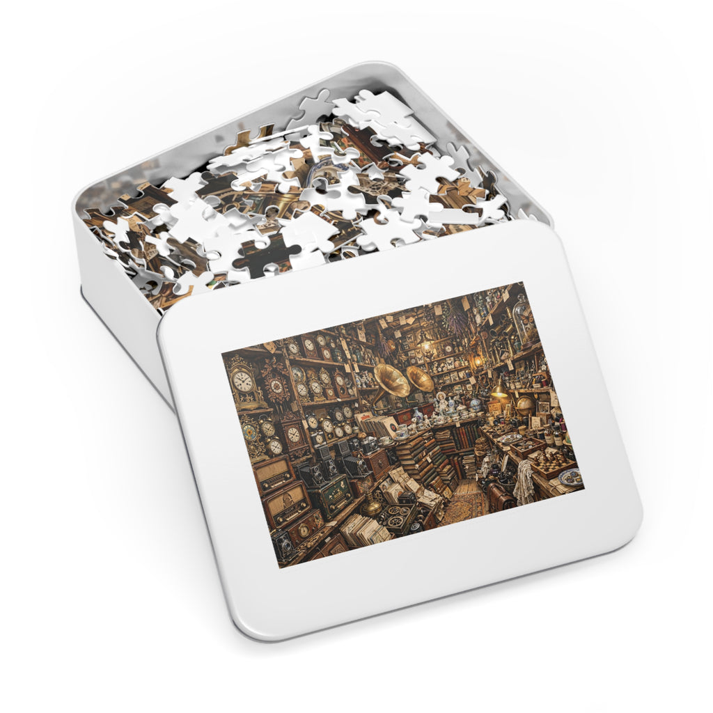 The Antique Shop — 1000-Piece Jigsaw Puzzle in Tin Box
