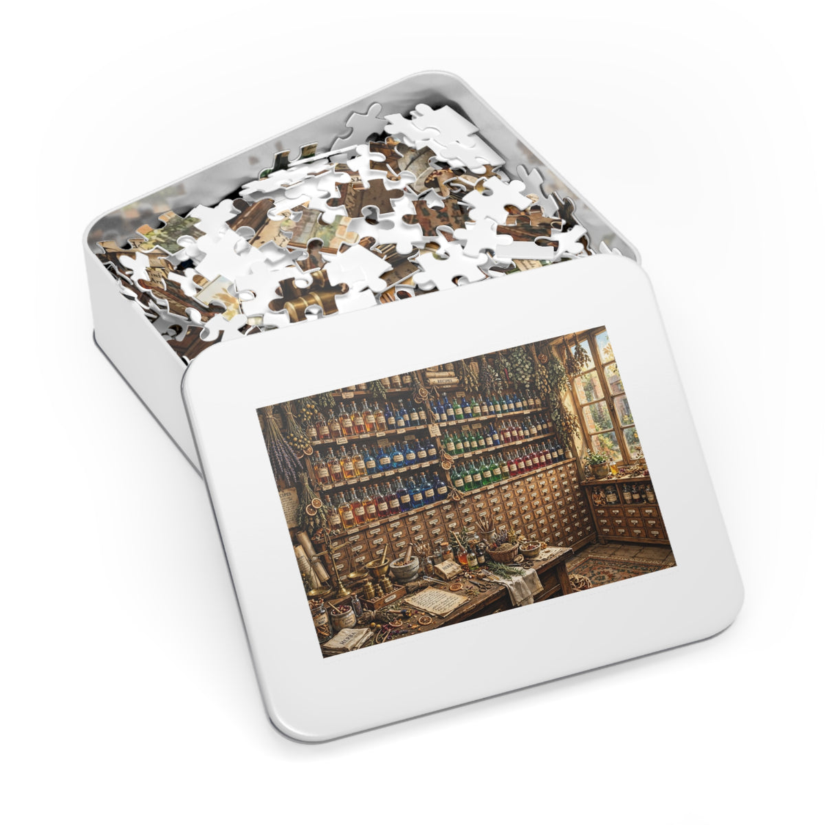 The Apothecary Shop — 1000-Piece Jigsaw Puzzle in Tin Box