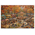 City Park in Autumn — 1000-Piece Jigsaw Puzzle in Tin Box