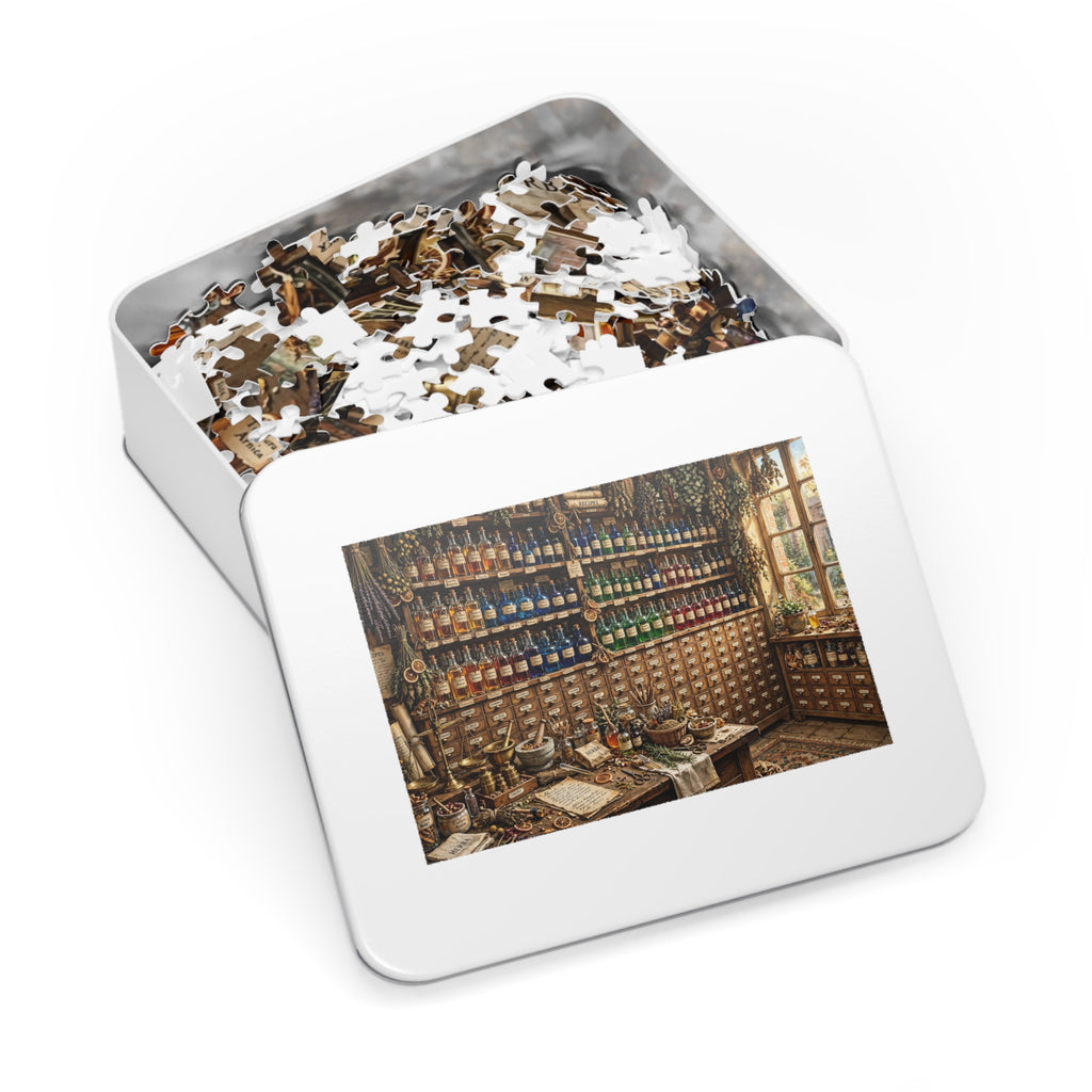 The Apothecary Shop — 1000-Piece Jigsaw Puzzle in Tin Box