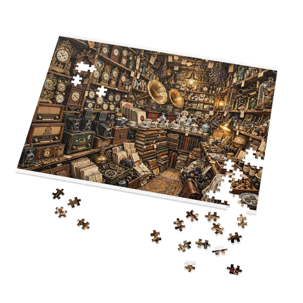 The Antique Shop — 1000-Piece Jigsaw Puzzle in Tin Box