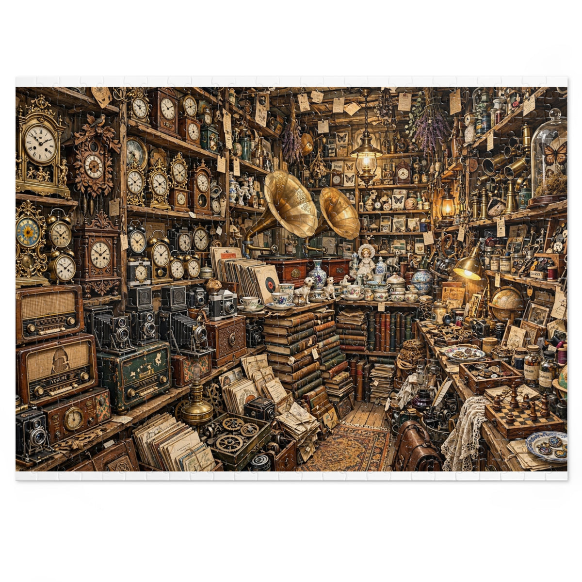 The Antique Shop — 1000-Piece Jigsaw Puzzle in Tin Box