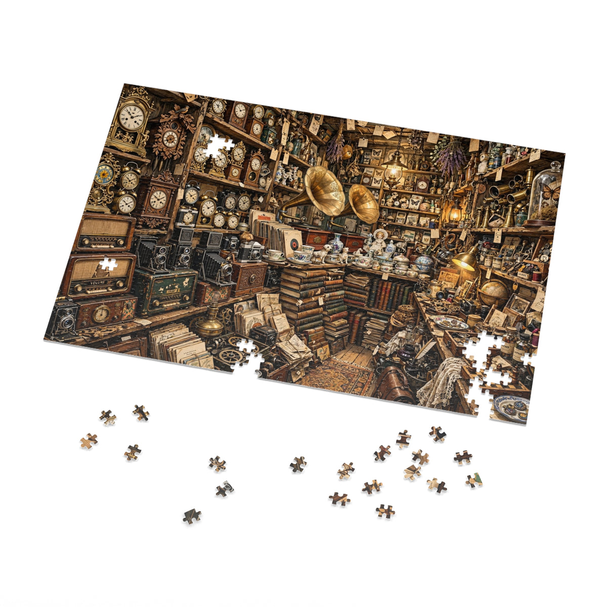 The Antique Shop — 1000-Piece Jigsaw Puzzle in Tin Box
